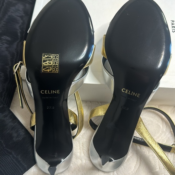 Celine Paris strap high heel sandals - Picture 6 of 10